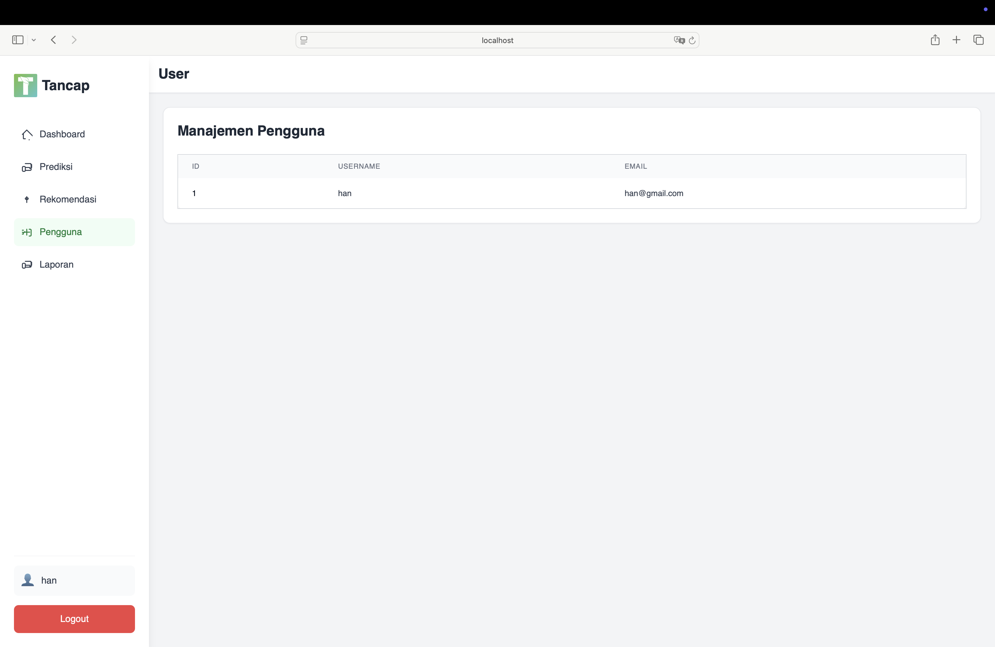 Tancap – Web Platform documentation 5
