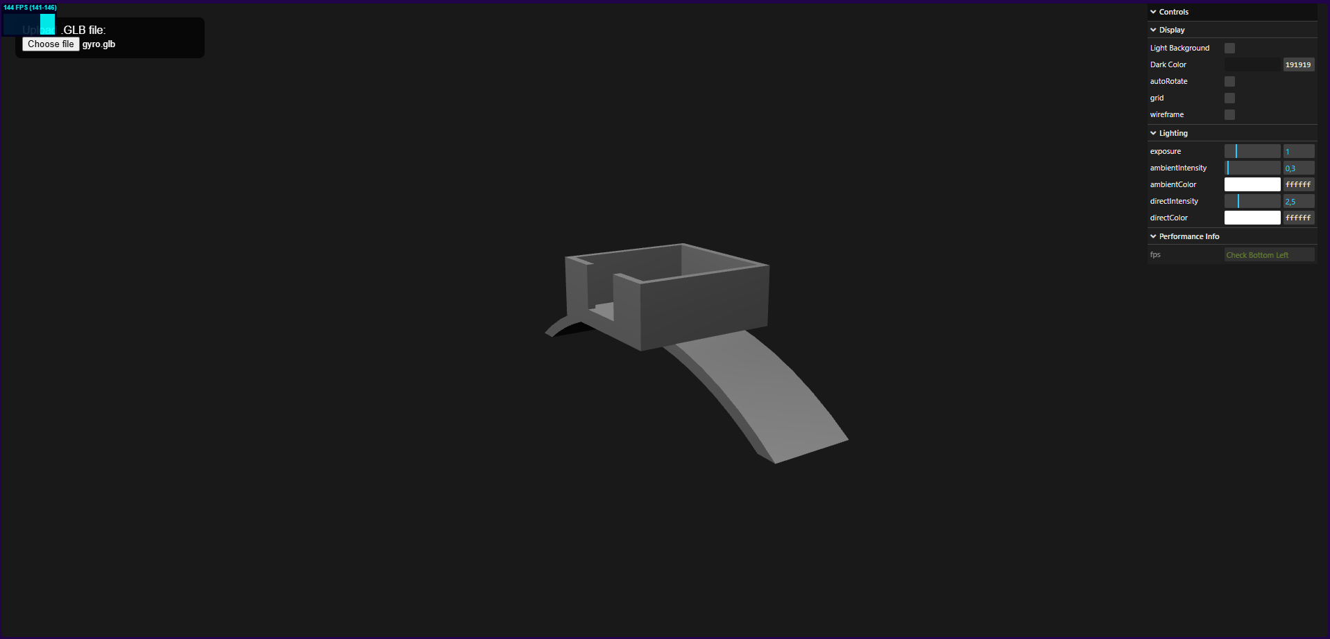 GLB Model Viewer documentation 1